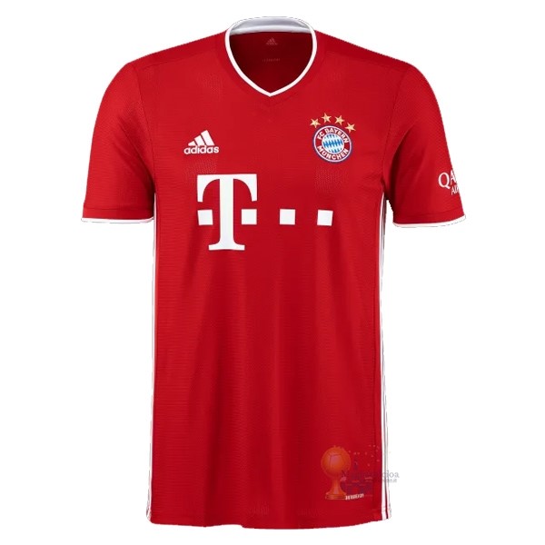 Calcio Maglie Home Maglia Bayern München 2020 2021 Rosso
